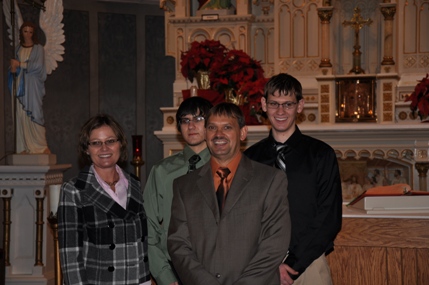 Duane and Renee Gross Family, January 2, 2010